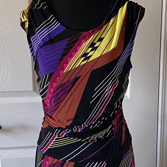 Midi Dress in Multi-Colours, Size 10 - Picture 2 of 12